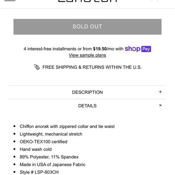 Lanston Sport Jacket XS Blush color. NWT oversized can fit xs and small. - Picture 7 of 7